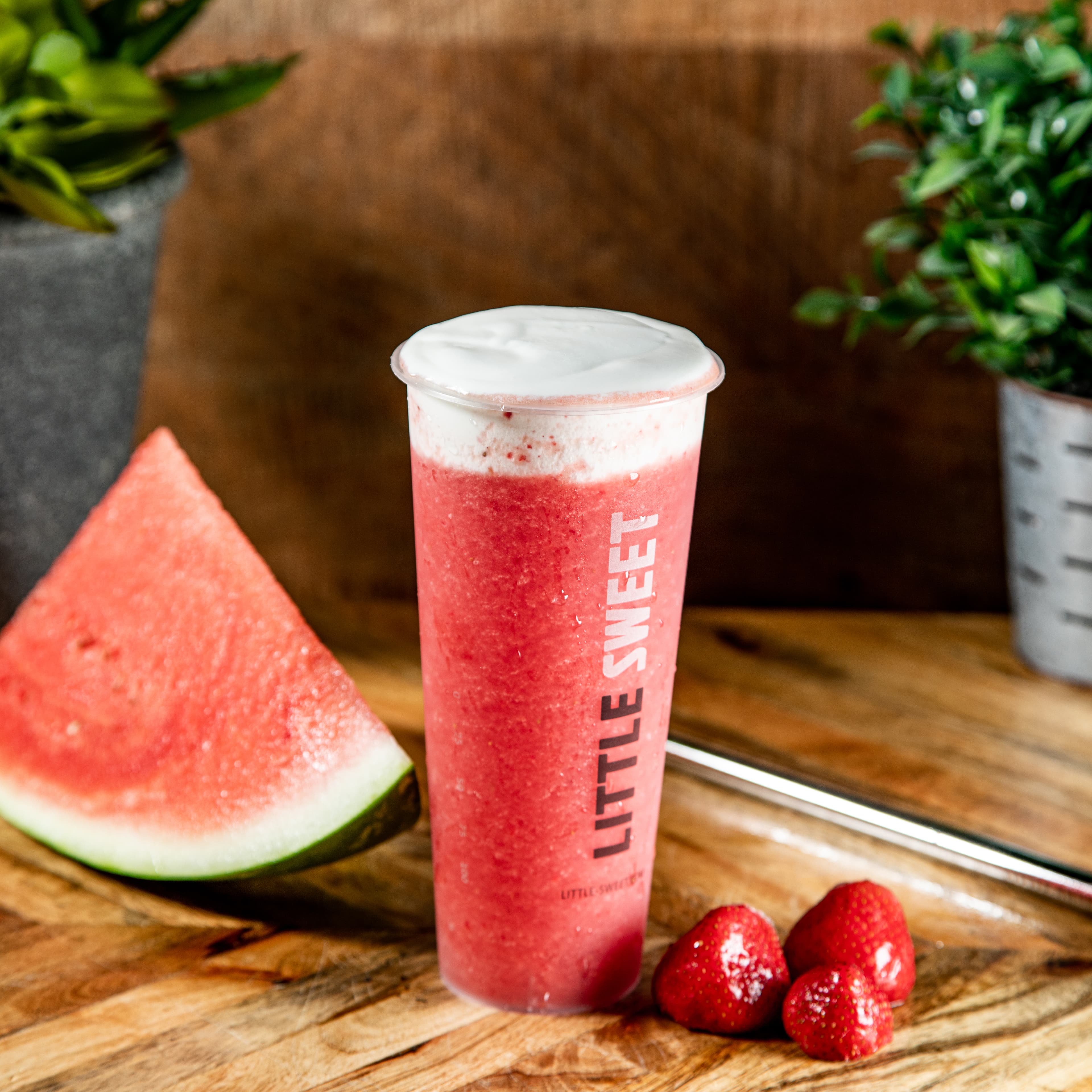 Creamy Strawberry Watermelon