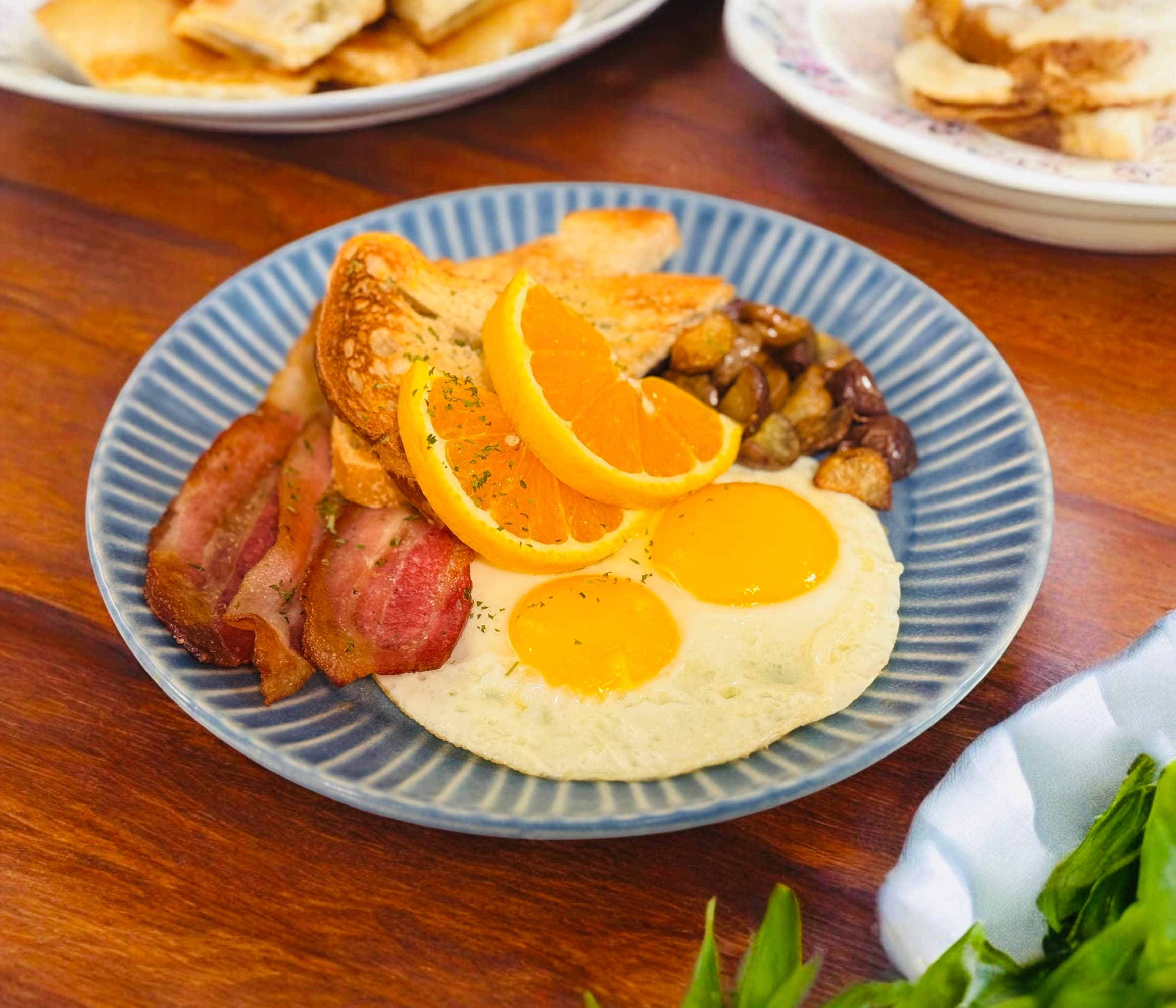Breakfast Egg Plate