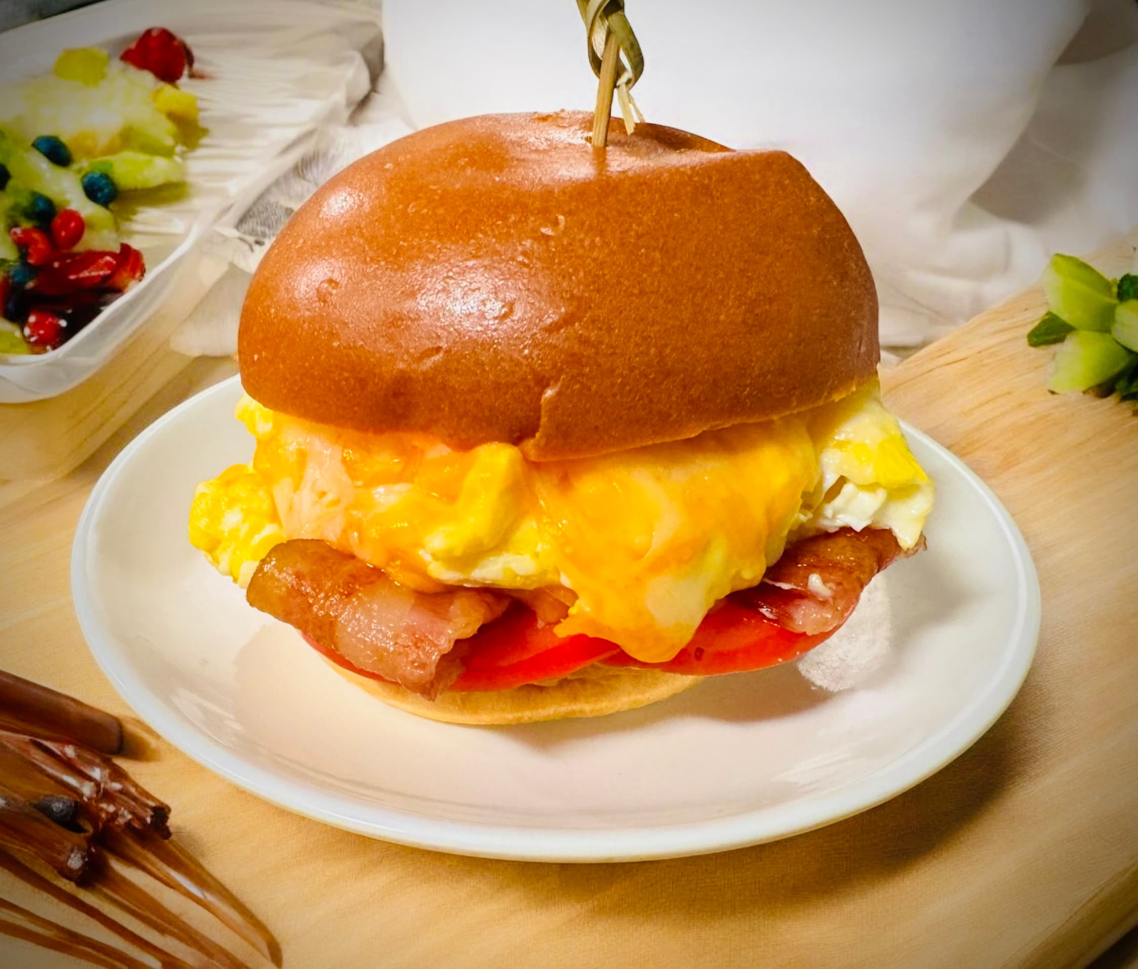 BEC On Brioche Bun