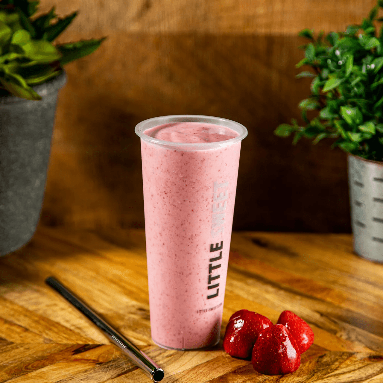 Strawberry Banana Milk shake