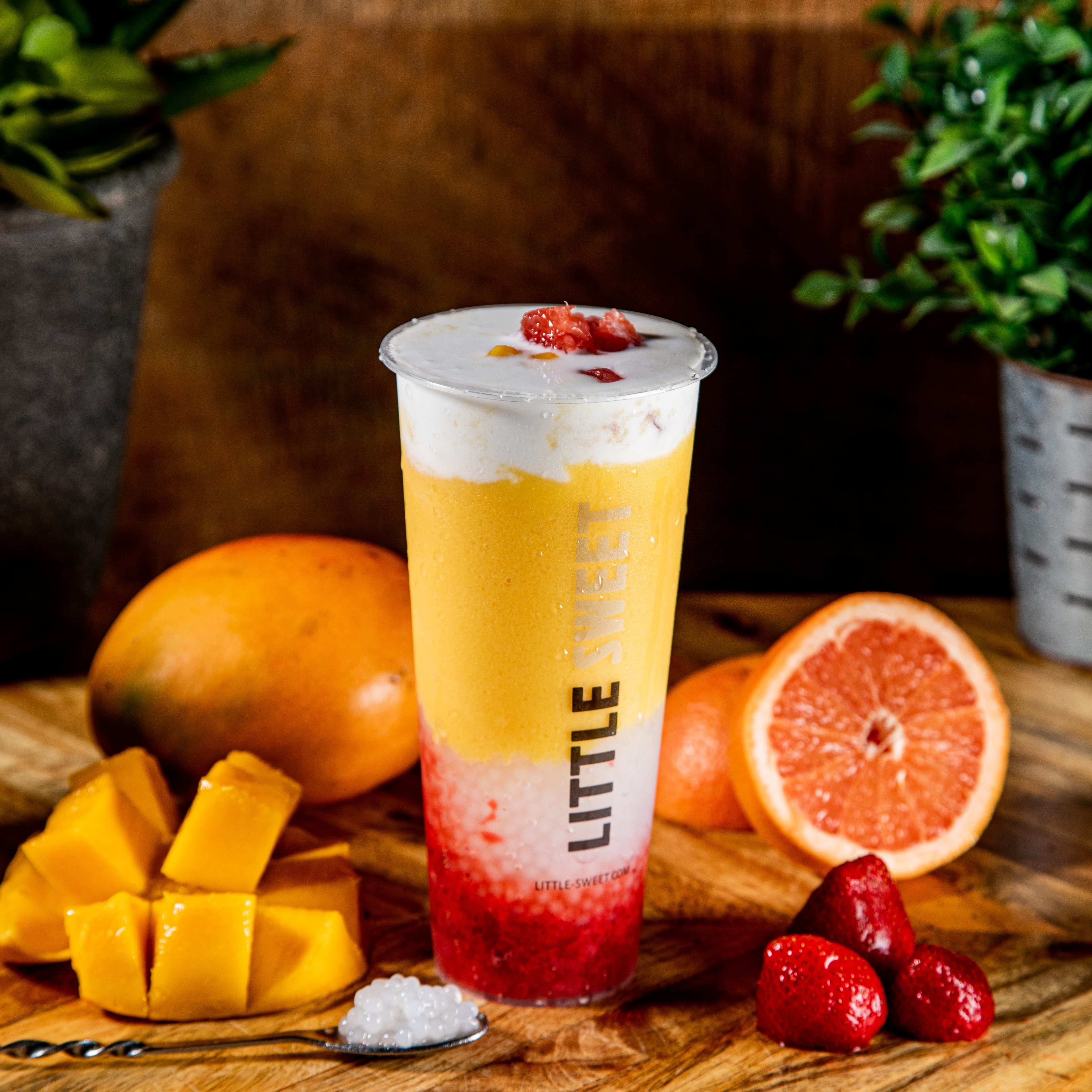 Mango Strawberry Sago