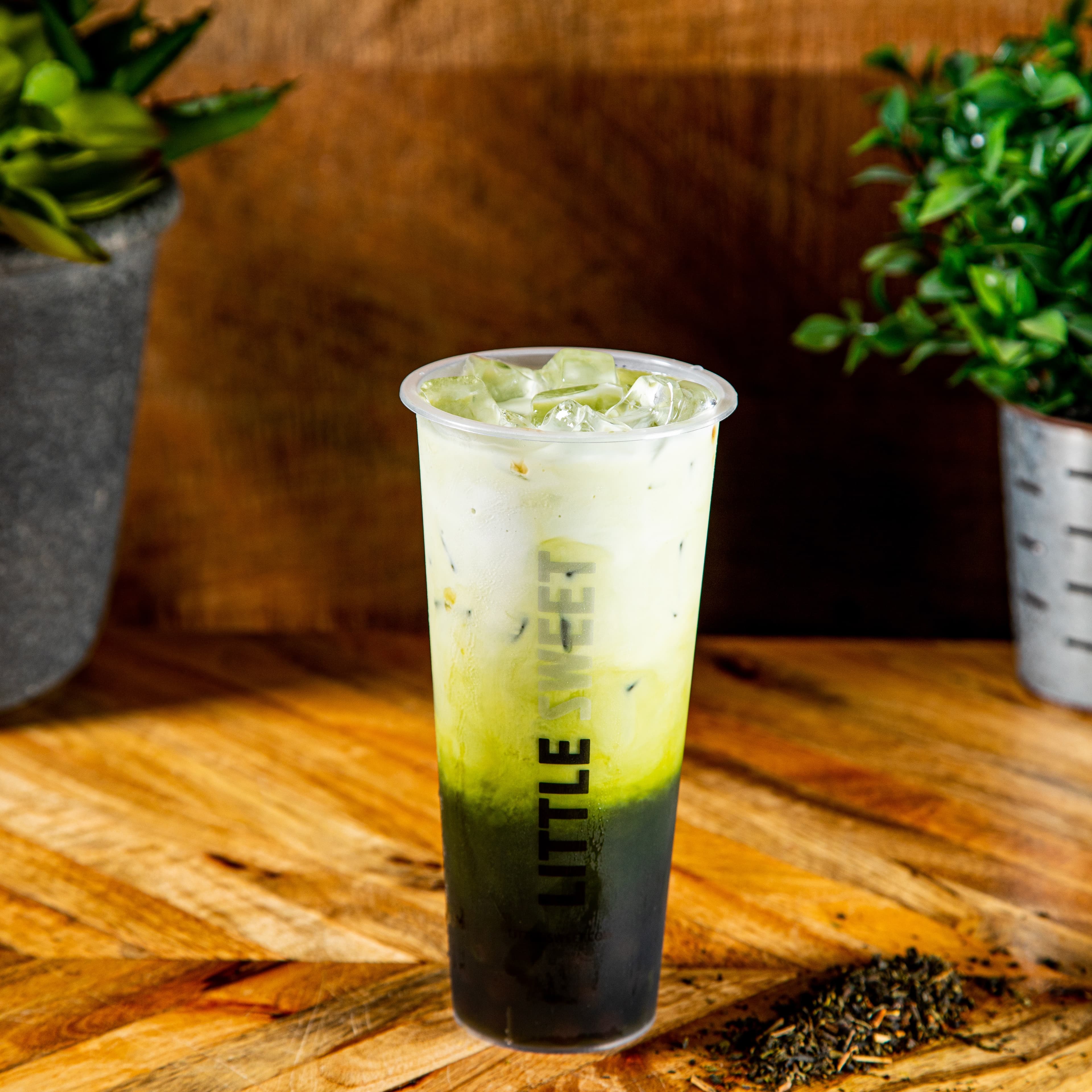 Iced Thai Green Milk Tea