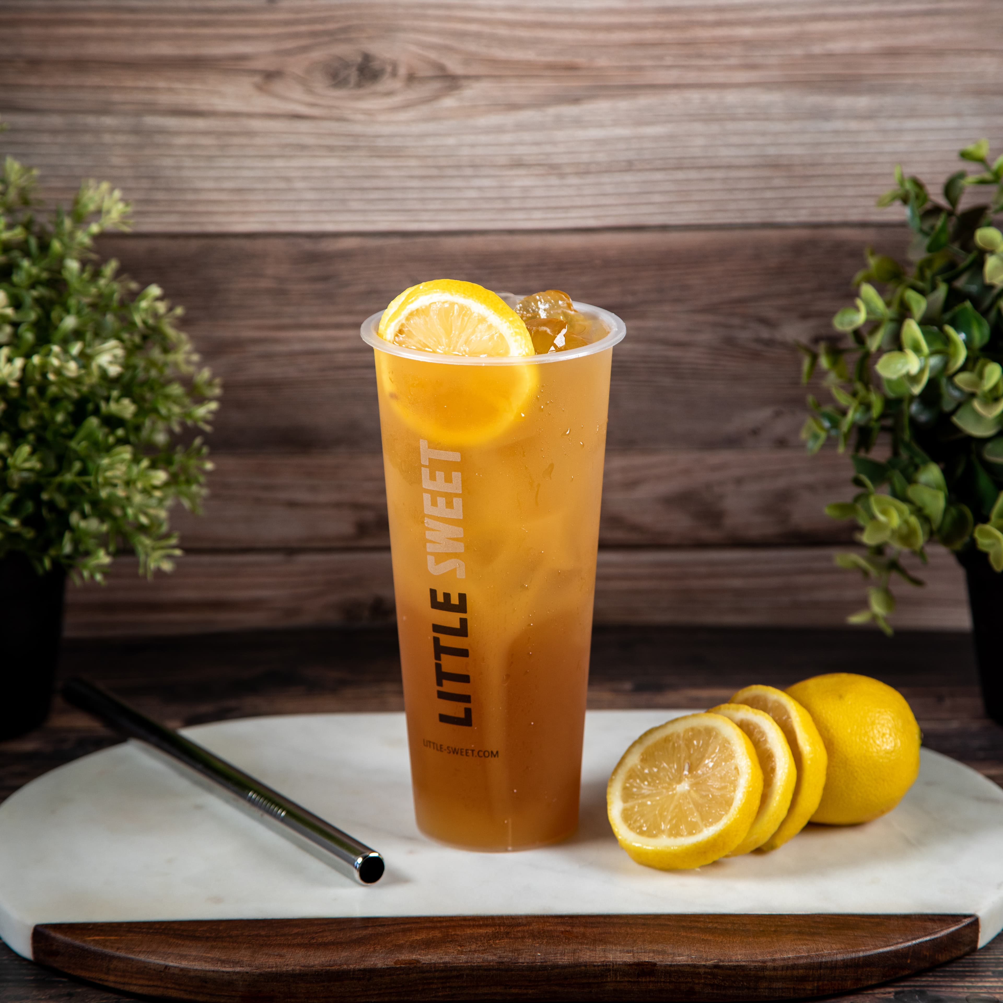 Handcrafted Lemon with any tea