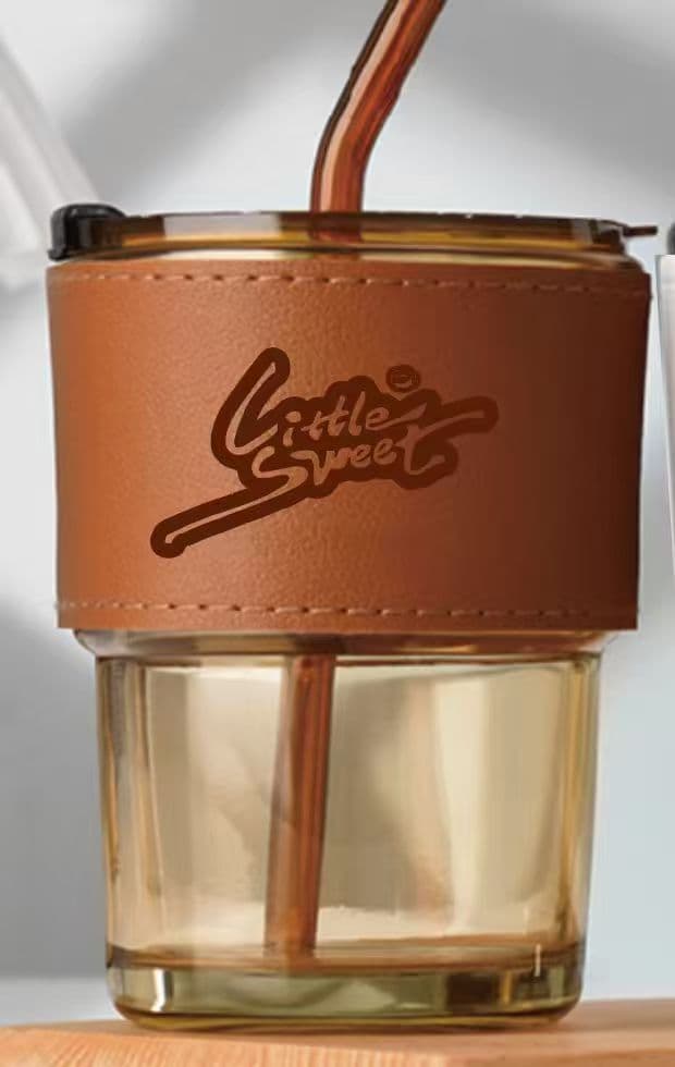 Glass Tumbler 12oz Coffee Cup