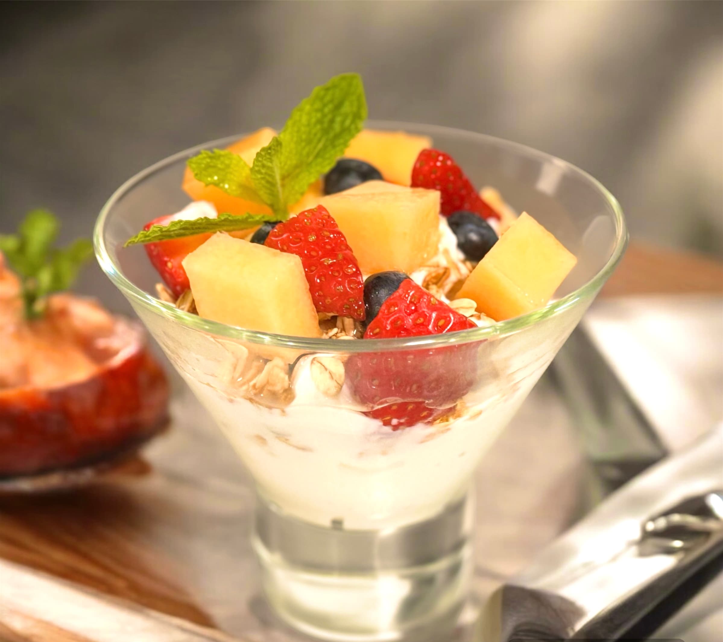 Yogurt Parfait with Fruits