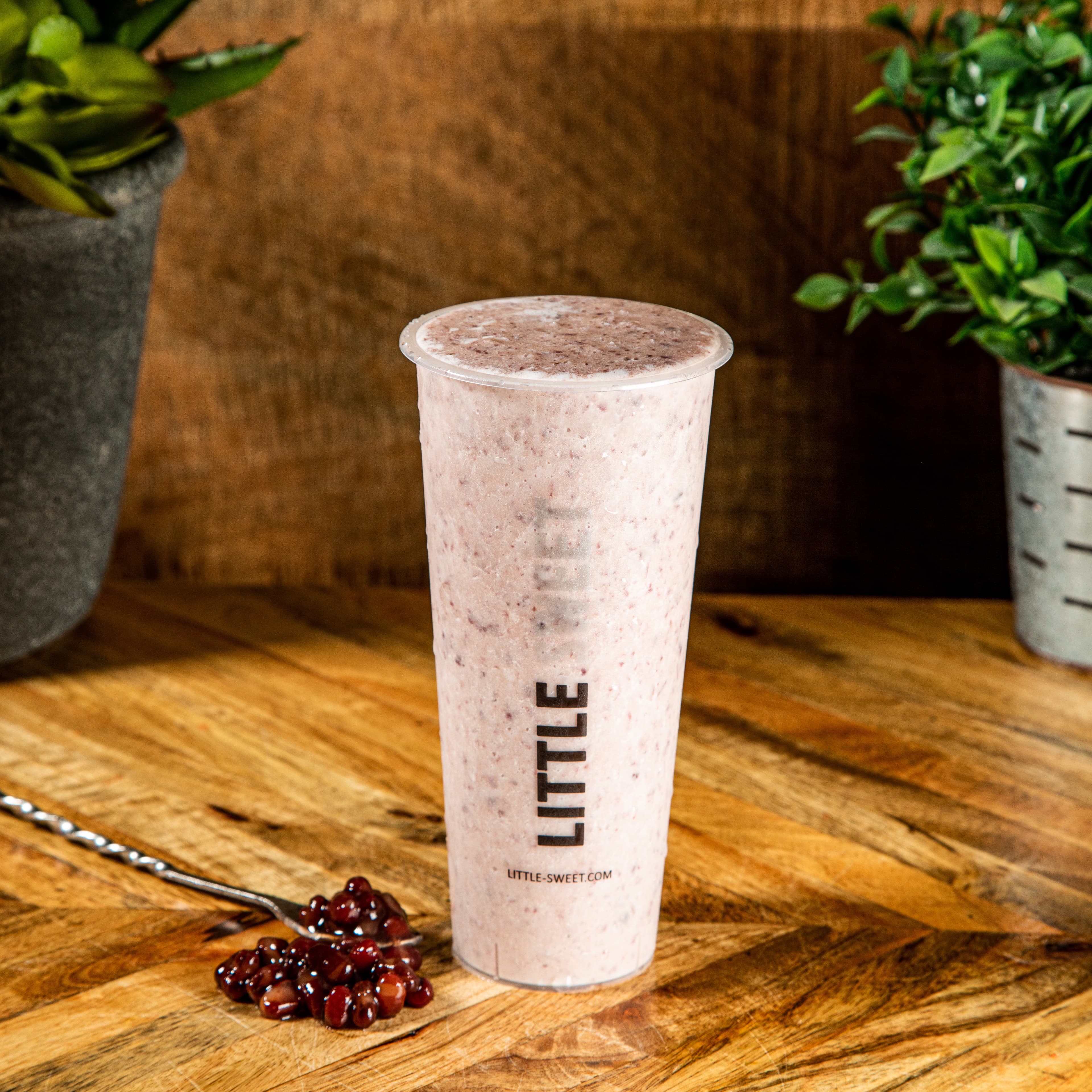 Red Bean Milk Slush