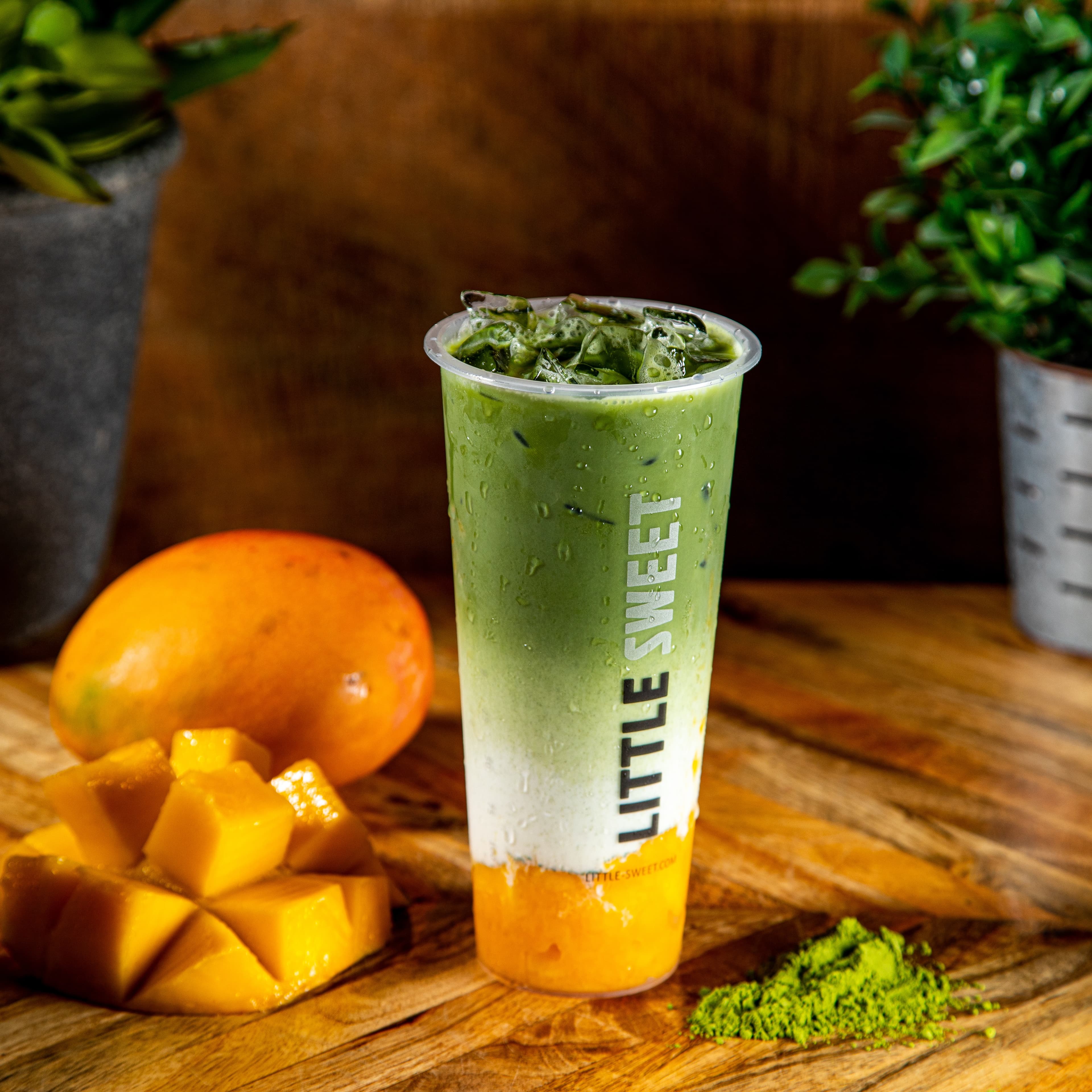 Mango Matcha Latte