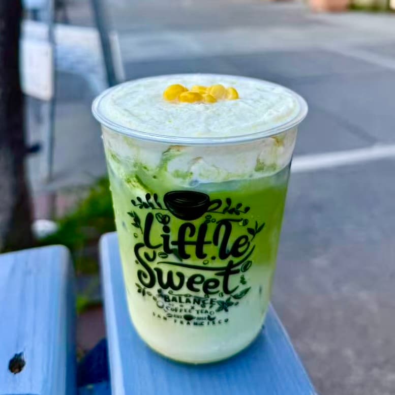 Matcha Corn Latte
